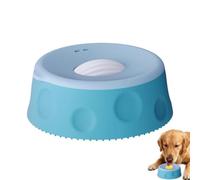 Slow Feeder Dog Bowls Interactive Sphere Roller Licker Boredom Relief | Dog Slow Feeder Bowl for Pets Cats Puppies Small Medium Large Breeds Wet Food Meat Puree Yogurt