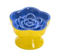 Slow Feeder Dog Bowls, Pet Slow Food Bowl, The Pet Slow Food Bowl Has Smooth Surface and Easy Clean Made Ceramic Material, Ceramic Slow Feeder Dog Bowls for Pets