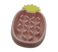 Slow Feeder Dog Bowls | Pineapple Design Kitty Slow Feeder Cat Bowl - Fun Non-Slip Dog Puzzle FeederFor Wet Or Dry Food