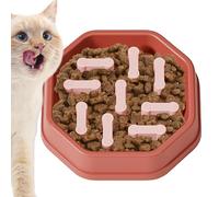 Slow Feeder Dog Bowls, Promotes Healthy Eating Habits, 20cm, Anti Choking Pet Bowl, Non Slip Feeding Dish, Anti Slip Base, For Dogs, Puppies, And Cats Daily Feeding, Travel, Or Training