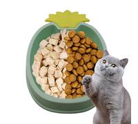 Slow Feeder Dog Bowls Small Breed, Slow Feeder Dog Bowls Stop Bloat Bowl Anti-choking Pineapple Shape Small Size, Non-Slip Feeding Slow Down Pet Eating Speed, anxietys-reliefs & Fun Added, Pp Material