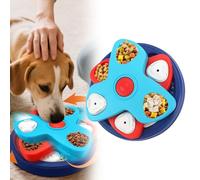 Slow Feeder Dog Bowls, Suction Cup Food Dispenser, Dog Bowl Slow Feeder, Senior Dog Gulping Trainer, Mental Stimulation Toy, Licking Boredom Relief, Indoor Outdoor Pet Feeding (B)