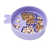 Slow Feeder Dog Food | Silicone Anti-Choking and Bite Resistant, Slow Feeder - Indoor Outdoor Medium Large Bone Broth Dried Chicken