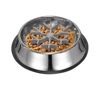 Slow Feeder Dogs Bowl - Dog Bowls To Slow Down Eating | Slow Feeder Bowl For Fast Eater | Silicone Slow Food Bowl | Food Grade Non-Slip Dishwasher Safe Maze Dog Dishes For Fast Eaters | Puppy