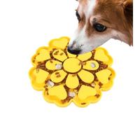 Slow Feeder Dogs, Dog Dish Slow Feed Bowl, Silicone Non Slip Base, Mental Enrichment Puzzle Design, Treat Dispenser Toy, Ideal for Small Medium Breeds and Healthy Eating Habits