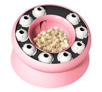 Slow Feeder for Cats - Rotating Cat Puzzle Bowl,Interactive Feeding Game Slow Eating Tableware for Dry Food Fast Eater Boredom Living Room Home Indoor Outdoor Travel