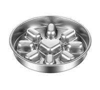 Slow Feeder for Dogs - Anti-Choking Labyrinth, Stable Non-Slip Base, Diameter 23 cm + Depth 3.5 cm, 304 Food Grade Steel - For Dogs That Eat Fast