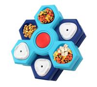 Slow Feeder for Dogs - Multi-layer Rotating Dish, Puppy Slow Feeder Toy with Interactive Licking Design, Anti-Choke Puzzle Feeders, Healthy Digestion Pet Tray, Non-Slip Boredom Breaker for Home