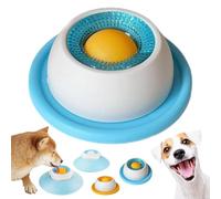 Slow Feeder Lick Sphere for Dogs, Non-Slip Dog Lick Ball Toy, Splash-Proof Licksphere TPR Bowl Enrichment Toys for Small, Medium and Large Dogs (C for dogs)