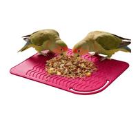 Slow Feeder Mat for Birds, Interactive Silicone Puzzle Slow Feeder - Interactive Toys for Food Finding Birds, for Parakeet Cage Cockatiels
