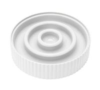 Slow Feeder Pet Bowl with Non-Slip Base, Promotes Digestion & Slows Eating for Dogs & Cats, e (White)