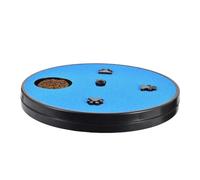 Slow Feeder Puzzle, Dog Scratching Board, Non-Slip Round Stimulating Interactive Pet Treat for Small Medium Large Dogs, 12.99x12.99x1.57 Inches, PP Construction
