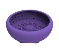 Slow Feeder - Silicone Pet Dishes, Non-slip Puzzle Feeders, Strong Suction Cup Base, Interactive Feeder Station for Drinking Food Water Standing Camping Car Garden Gardening