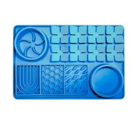 Slow Feeder - Slow Lick Pad for Mealtime Control | Silicone Structure with Grooved Insert Feature Function, Cozy Feel, Perfect for Water, Food, Snacks, Routine Setup, 40x26.5x4cm