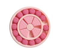 Slow Feeding Bowl for Cats, Interactive Puzzle Feeder for Dogs, Portable Pet Feeder with 17 Compartments with Flaps, Slow Feeding Bowl for Dogs Anti