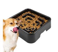 Slow Feeding Bowl for Dogs Food Grade Non-Slip Interactive Dishwasher Safe | Slow Eating Dog Bowl Prevents Puppy Overeating Reduces Gulping Fast Eater Small Medium Breed Puppy Cat Food Training