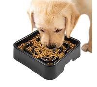 Slow Feeding Bowl for Dogs Food Grade Non-Slip Interactive Dishwasher Safe | Slow Eating Dog Bowl Prevents Puppy Overeating Reduces Gulping Fast Eater Small Medium Breed Puppy Cat Food Training