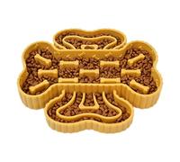 Slow Feeding Bowl for Dogs - Slow Feeding Bowl | 23 x 23 cm for Pets with Suction Cup | Curve Texture Cog Dog Slow Feeder for Men Stimulation