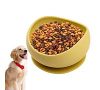 Slow Feeding Bowl with Lots of Suction Non Slip - Silicone Puzzle Design Slow Down Food, Silicone Puppy Food Bowl with Suction Anti -Sled