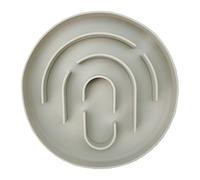 Slow Feeding Cat Bowl - Pet Cat Dog Food Bowl Slow Feeder,Silicone Food Holder, Healthy Eating Round Dish for Indoor Outdoor Diced Chicken Cream Cheese