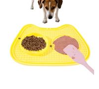 Slow Feeding Cat Bowls,Anti-Choking Interactive Suction Cup Puzzle Bowl - Licking Mat Treat Dispenser Puzzle | for Yogurt Strips Cans Snacks Treats Kittens
