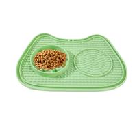 Slow Feeding Cat Bowls - Interactive Anti-Choking Small Suction Cup Bowl Lick Pad,Indoor Cats Slow Feeder Licking Mat,for Yogurt Strips Cans Wet Dry Food