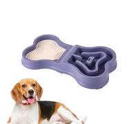 Slow Feeding Dish - Dog Slow Feeding Bowl | Non Slip Non Slip Base to Reduce Bloating Obesity on Bloating for Wet Dry Raw Food and Water