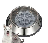 Slow Feeding Dog Bowl Against Swallowing