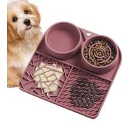 Slow Feeding Dog - Ridged Maze Mat, Stable Concentration, Flexible Rubber Disc, Conscious Snack Engagement Design, Conscious Snack Function