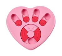 Slow Feeding Dog Slow Feeder, Anti Choke Food Bowl, Heart Shape Maze, | Reduces Choking And Overeating, 26.8x24x3.2cm, For Medium Large Breed, Cat, Kitten, Puppy, Enrichment, Brain