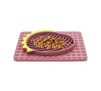 Slow Feeding Licking Mat, Dog - Slow Feeder with Anti-Tip Design | Dog Feeding Mats Promote Licking of the with