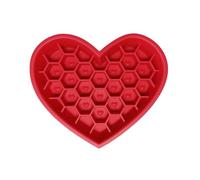 Slow Feeding Silicone,Slow Feeder - Silicone Dog Cat Food Bowl | Anti-Choking and Non-Slip Pet Feeder with Suction Cups Love Shape for