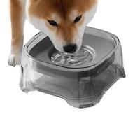 Slow Flow Dog Water Bowls | Splash Resistant Pet Water Dispenser - Splash Free Hydrating Tray for Cats Puppies and Small Dogs