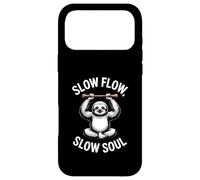 Slow Flow Slow Soul Sloth Yoga Meditation Case for iPhone 17 Pro Max