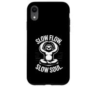 Slow Flow Slow Soul Sloth Yoga Meditation Case for iPhone XR