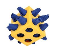 Slow Food Ball for Dogs, Interactive Toy to Keep Your Dog Busy | Interactive Cognitive Enrichment Stimulating Chew Toy for Puppies All Indoor Sizes