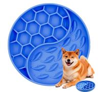 Slow for Dogs,Silicone Dish with Y | Dishes for Dogs Eating More Slowly - Small Medium Large Pets Puppies Cats Adult Indoor Outdoor