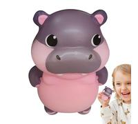 Slow Growing Hippopotamus: Soft and Squishy Anti-Stress Doll, Flexible Squeeze Foam Figure, Cute Animal Bounce Display Model | Desk Relaxation Daily Use For