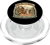 Slow Hiker Club We'll Get There Eventually Hiking Hike Joke PopSockets PopGrip for MagSafe