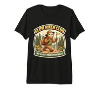 Slow Hiker Club We'll Get There Eventually Hiking Hike Sloth Premium T-Shirt