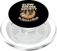 Slow Hiking Society Sloth Be There in a Minute PopSockets PopGrip for MagSafe