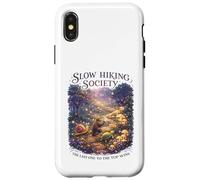 Slow Hiking Society The Last One to The Top Wins Camping Case for iPhone X/XS