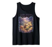 Slow Hiking Society The Last One to The Top Wins Camping Tank Top