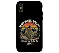 Slow Hiking Society The Last One To The Top Wins Case for iPhone X/XS