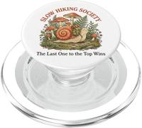 Slow Hiking Society The Last One To The Top Wins PopSockets PopGrip for MagSafe