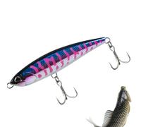 Slow Immersion Pencil Lure - Minnow Lures Reusable Progressive Immersion Long Reach 14.5 cm for Outdoor Sport Fishing