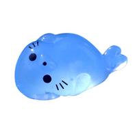 SLOW In The Dark Seal Figure - Cute Miniature Resin Animal Ornament | Small Exquisite Stamp Model For Decoration, Easter Basket Filling, F