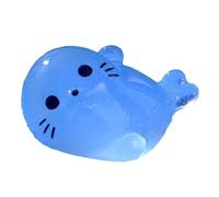 SLOW In The Dark Seal Figure - Cute Miniature Resin Animal Ornament | Small Exquisite Stamp Model For Decoration, Easter Basket Filling, F