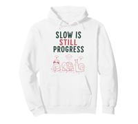Slow Is Still Progress School Counselor Mental Health Gift Pullover Hoodie