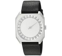 SLOW Jo 05 - Black Leather, Silver Case, Silver Dial - Swiss Made
